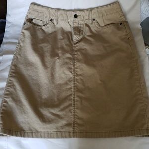 LL Bean corduroy skirt